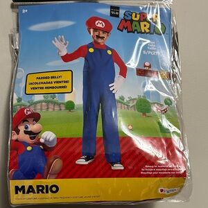 Nintendo Super Mario Kids Costume - Red and Blue Size Small 2T
